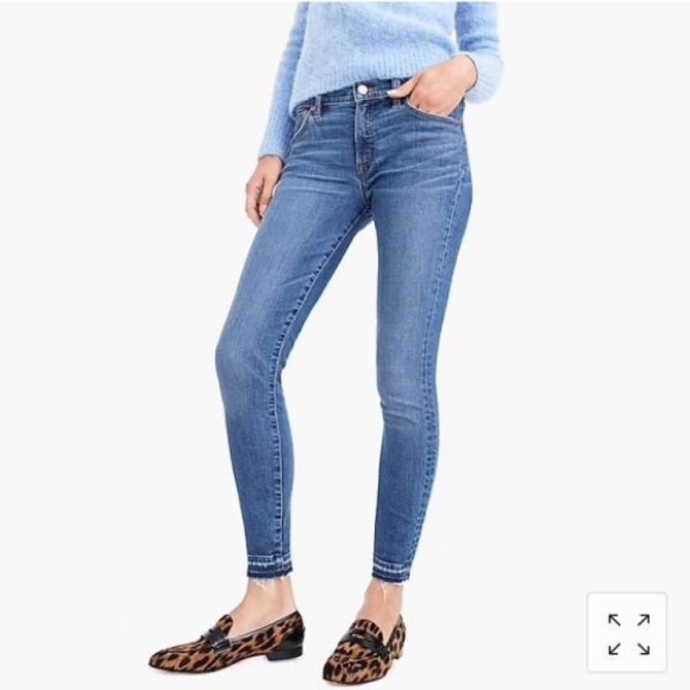 J Crew Toothpick Ankle Jeans